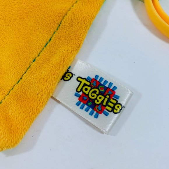 Mary Meyer Monkey Lovey Taggies Dazzle Dots Security Blanket Satin Lined 13.5" - Picture 10 of 12